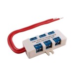 HEP 930006 Elektrisches Montagezubehör, Niedervolt Schraubverteiler 6-fach, Länge: 63.5 mm, 