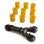 Deko-Light 930573 Elektrisches Montagezubehör, Outdoor Y-Verbinder f. 3 Kabel 4-14mm, 3 Adern 0.5- 