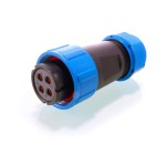 Deko-Light 940061 Elektrisches Montagezubehör, Weipu HQ 12/24/48V Buchse Sonder 4-polig, IP 67 