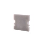 Deko-Light 978051 Profil Endkappe, Endkappe P-AU-02-10 Set 2 Stk, Grau, Kunststoff, Länge: 16 mm, 