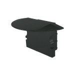 Deko-Light 978142 Profil Endkappe, Endkappe P-ET-02-12 Set 2 Stk, Schwarz, Kunststoff, Länge: 27 m 
