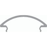 Deko-Light 984580 Profil Abdeckung, Abdeckung R-05-15, 2m, milchig, Polycarbonat, Satiniert 40% Tr 