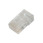 ASSMANN AK-219602 DIGITUS CAT 6 Modular Stecker für Rundkabel, ungeschirmt, Pass through Stecker 