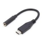 ASSMANN AK-300321-002-S DIGITUS USB Typ-C Audio Adapter / Konverter, Typ-C/Stecker auf 3.5mm Klinke/Buchse 