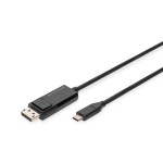 ASSMANN AK-300334-020-S DIGITUS USB Typ C <=> DisplayPort Bidirektionales Adapterkabel 