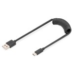 ASSMANN AK-300430-006-S DIGITUS USB 2.0 - USB - A auf USB - C Spiralkabel 