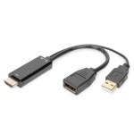 ASSMANN AK-330101-002-S DIGITUS 4K HDMI Adapter - HDMI auf DisplayPort 