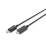 ASSMANN AK-340303-030-S DIGITUS DisplayPort Adapterkabel, DP - HDMI Typ A 