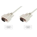 Digitus AK-610107-030-E Datentransfer Anschlusskabel, D-Sub9/St - D-Sub9/St 