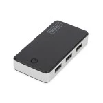Digitus DA-70231 USB 3.0 Hub, 4-Port schwarz 