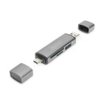 Digitus DA-70886 Dualer Kartenlesegerät Hub USB-C™ / USB 3.0, OTG 