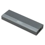 Digitus DA-71154 USB M.2 Festplattengehäuse, SSD, extern, SATA, 6Gbps, USB 3.1 Gen2, Aluminium, werkzeugfrei 