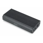 Digitus DA-71158 USB M.2 Festplattengehäuse, SSD, extern, NVMe, 40Gbps, USB 4.0, Aluminium, werkzeugfrei 
