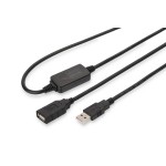 ASSMANN DA-73100-1 DIGITUS Aktives USB 2.0 Verlängerungskabel, 10m 