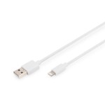 ASSMANN DB-600106-020-W DIGITUS Lightning auf USB A Daten-/Ladekabel, MFI zertifiziert 