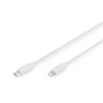 Digitus DB-600109-010-W Daten- / Ladekabel, USB-C - Lightning, MFI 
