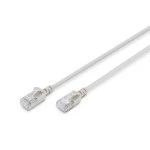 Digitus DK-1632-A-003S CAT 6A F-FTP Slim Patchkabel, 0,3 m, Grau 