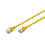 Digitus DK-1632-A-010S-Y CAT 6A F-FTP Slim Patchkabel, 1m, Gelb 