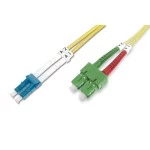 Digitus DK-292SCA3LC-03 Fiber Optic Singlemode Patchkabel SC ( APC ) zu LC ( PC ) 