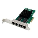 Digitus DN-10114 4-Port Gigabit Ethernet Netzwerkkarte, RJ45, PCI Express, Intel I350 