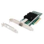 Digitus DN-10161 Single Port 10 Gigabit Ethernet Netzwerkkarte, SFP, PCI Express, Intel Chipsatz 