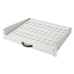 ASSMANN DN-19-TRAY-2-450 DIGITUS Ausziehbarer Fachboden zum Festeinbau an den vorderen 483 mm (19)-Profilschienen 
