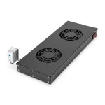 Digitus DN-19 FAN-2-HO-SW Lüftereinheit zur variablen 483 mm (19)-Installation 
