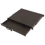 Digitus DN-19 KEY-1U-SW Tastatureinschub & Dokumentenablage für 483 mm (19)-Schränke 