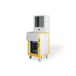 Digitus DN-39004 Mobile Arbeitsstation mit integriertem Netzwerkschrank 