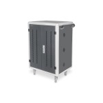 Digitus DN-45005 Mobiler Ladeschrank für 30 Notebooks / Tablets bis 16 Zoll, Datensynchronisation, UV-C, USB-A 