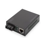 Digitus DN-82160 Gigabit PoE Medienkonverter, RJ45 / SC, SM, PSE 