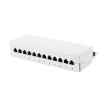 Digitus DN-91612SD-EA-G Desktop CAT 6A Klasse EA Patch Panel geschirmt grau 