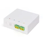 Digitus DN-931097 FTTH Gehäuse, 2 x LC/APC DX Kupplung mit Shutter 