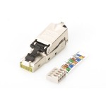 ASSMANN DN-93631 DIGITUS CAT 6A Feldstecker, STP mit Staubschutzkappe, Knickschutz 