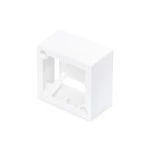 Digitus DN-93804 Aufputzrahmen für Keystone Leerdosen 80x80mm Französischer Typ reinweiß 