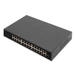 Digitus DN-95356 24 Port FE PoE Switch 2 Uplink Ports (SFP / RJ45) 