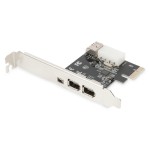 ASSMANN DS-30201-5 DIGITUS PCI Express Karte, Firewire 1394a (3+1 Port) 