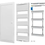 ABN AE48R AMIGO Einbauset 4-reihig HW/UP Blendrahmen Volltür und Innenausbau 