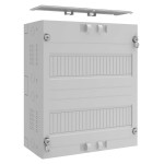 ABN MT1267 Nachrüstmodul APZ Mediawanne mit Schottungen Abdeckplatte Hutschienenhalter Plombierung 