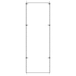 ABN SY79269M PVC-Montage platte AS-172 für SL172 850x278mm 