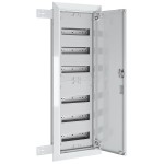 ABN UK16 Feldverteiler UP/HW T:110mm 72TE 1 x 6-Reihig für REG mit Volltüre 