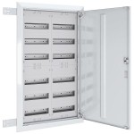 ABN UK26 Feldverteiler UP/HW T:110mm 144TE 2 x 6-Reihig für REG mit Volltüre 