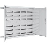 ABN UK46 Feldverteiler UP/HW T:110mm 288TE 4 x 6-Reihig für REG mit Volltüre 