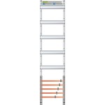 ABN VS17 Verteilerfeld 1V mit Schienen AnKlemmen 1V5 5-polig BxH 250x1050mm 