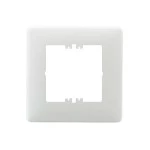 Rutenbeck 10010001 Abdeckplatte perlweiß (ähnlich RAL 1013) 