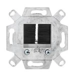 Rutenbeck 19310510 Kabeldurchführung universal Unterputz abbrechbarer Tragring für Stegversion für Abdeckungen der Elektro-Installationsmaterial-Hersteller 