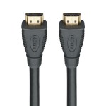 Rutenbeck 21810005 HDMI-Endgeräte-Anschlusskabel, (Stecker/Stecker), 5 m, schwarz 