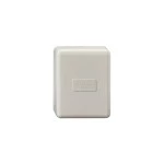 Rutenbeck 24000101 Universalgehäuse, Aufputz, zur Aufnahme von Anschlussleisten, perlweiß (ähnlich RAL 1013) 