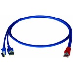 Homeway HCAHNG-B2103-A020 Y-Patchkabel LAN/LAN blau/blau 2,0 Meter 