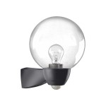 Esylux EL10026119 Automatic-Leuchte mit 130° Bewegungsmelder 100W AL MONZA WL TR MD BK 